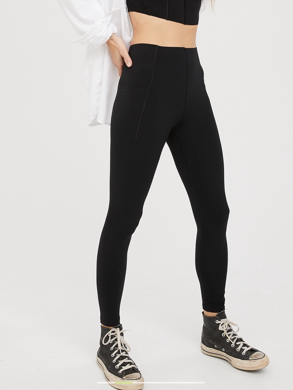 NWT Offline by Aerie Real Me Xtra High Waisted Hold Up! Pocket Legging Size XS